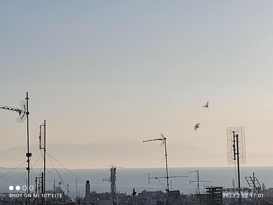 Appartamento Aigli Sea View Salonicco Esterno foto